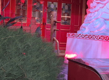 Hidden behind the Goddess of Mercy (Kwan Yin)